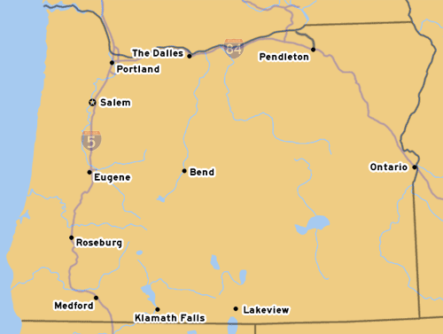 OR-15's Routing from Cold Springs Jct. to Pendleton