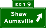 Exit 9: Shaw, Aumsville
