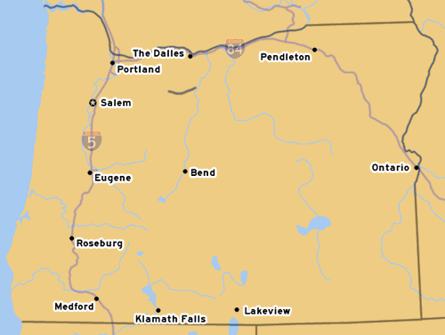 OR-52's Routing from Warm Springs Junction to Wapinitia Junction