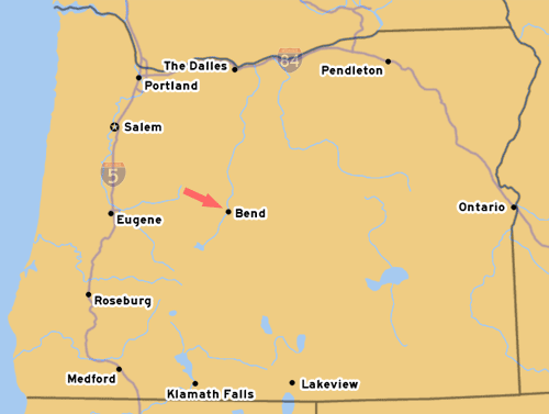 US-20 Business's location in Bend