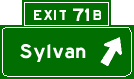 Exit 71B: Sylvan